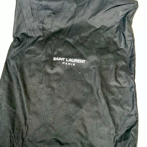 SAINT LAURENT HIGH HEEL BOOTS IN BLACK SUEDE - Picture 10 of 11